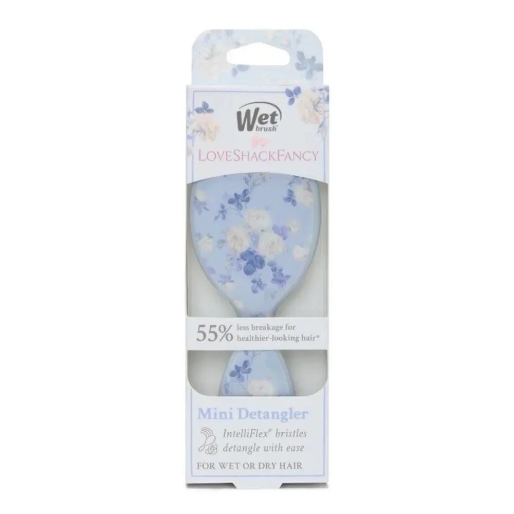 Love Shack Fancy  Paddle Mini Detangler Hair Brush - Everblooming Rosettes